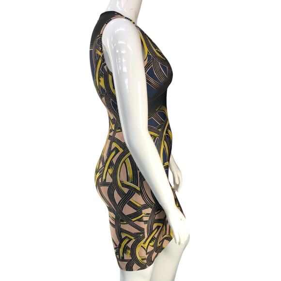 Yigal Azrouel Womens Size 12 Dress Scuba Sheath Sleeveless Stretch USA Made - Picture 9 of 14